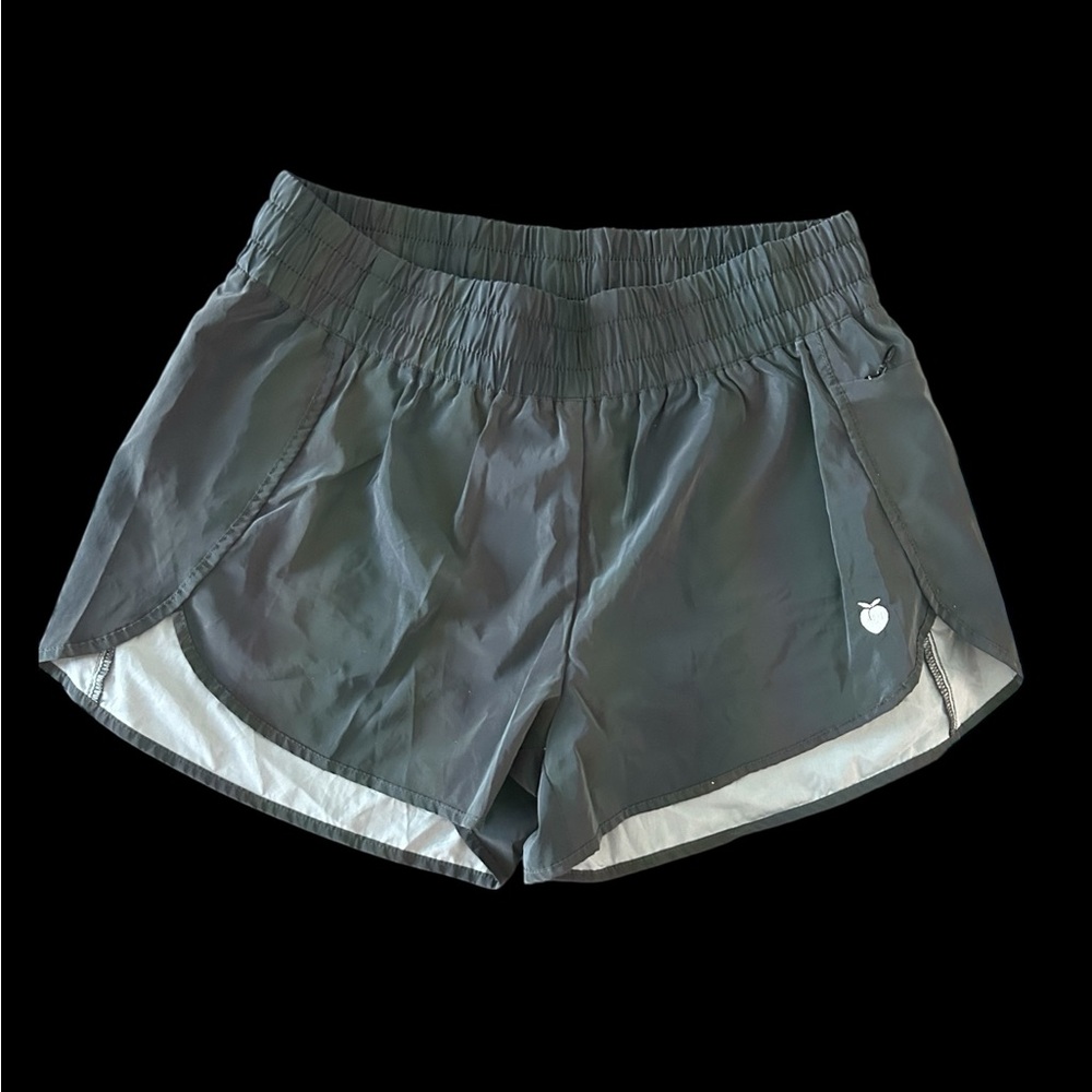 Flexliving reflective, running shorts gray size Med